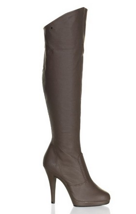 Wonderful brown real leather boots