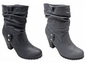 Soft wrinkled bootee Soft wrinkled bootee