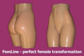 Unique, handmade female silicone body