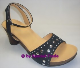 Oversized stud sandals