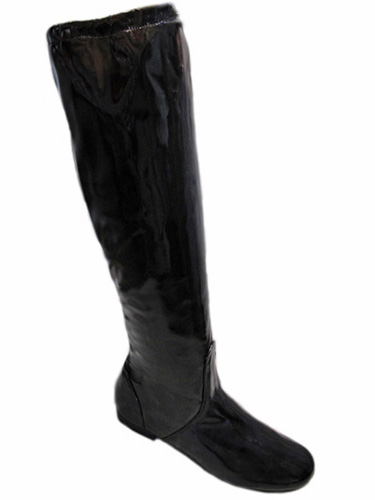 Overknee boots brilliant black
