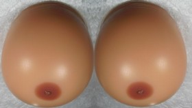 Mega-large silicone breastforms