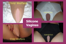 Perfect silicone vagina panties and silicone vaginas