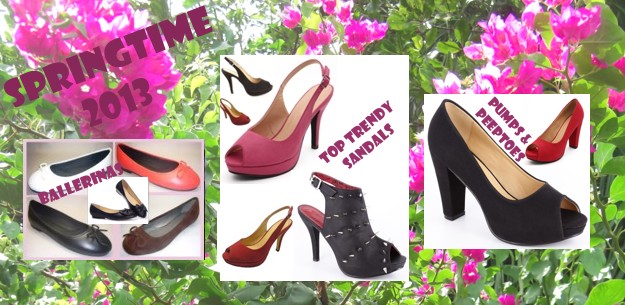 New wonderful Sandals, Ballerinas, Peeptoes and Pumps - Springtime 2013