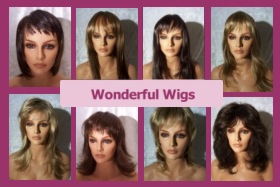 High quality wigs - large selction, marvelous colours and cuts