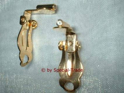 earring adapters gold