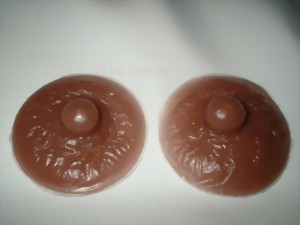 silicone nipples, self adhesive