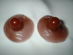 silicone nipples, self adhesive
