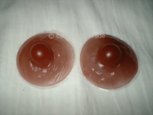 silicone nipples, self adhesive