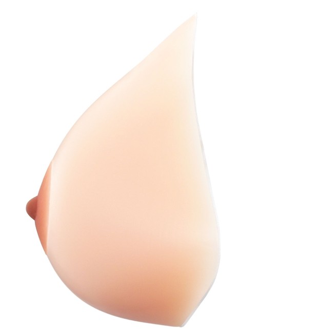 Amolux silicone breasts RUBY side view