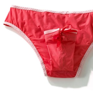 Amoluxury Partygirl red gaff panties
