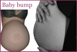 Baby tummy, baby bump