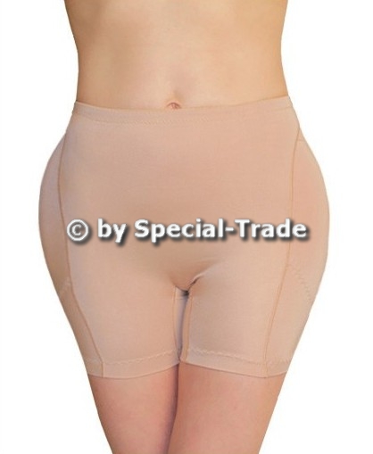 Padded Hip Butt Thighs Panties Booster BEIGE "M" 2800 