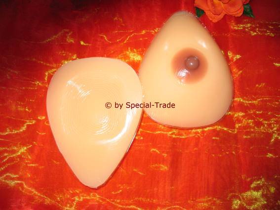 rear view of silicone breast enhancer