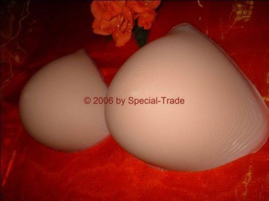 breast forms Red Rose Classic Tria without nipples