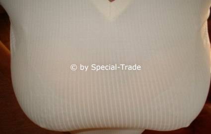 wearing these huge silicone breasts